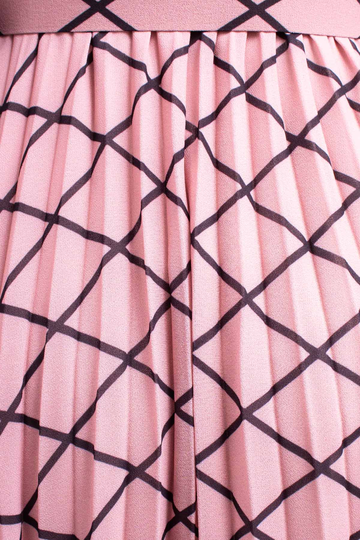 Rochie roz plisata Confident Concept Store