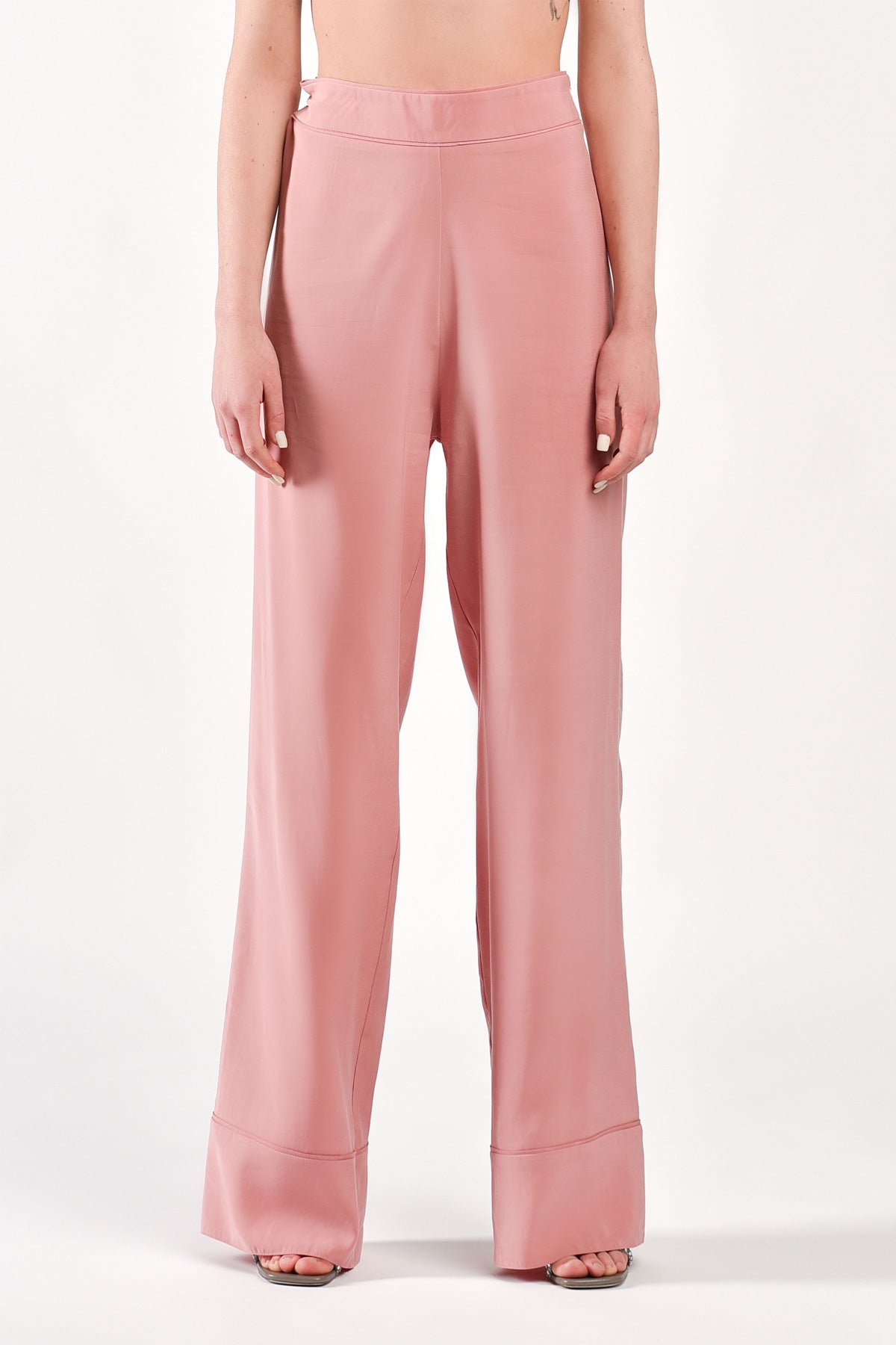 Pantaloni lejeri roz