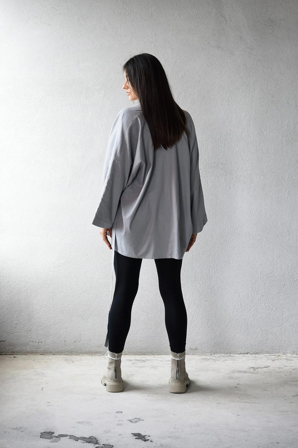 Kimono unisex gri Reversible Confident Concept Store